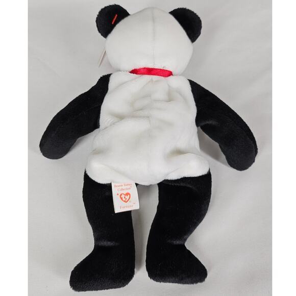TY BEANIE BABY “FORTUNE” THE PANDA – 1997 RETIRED PLUSH W/ TAG COLLECTOR EDITION - Picture 6 of 10